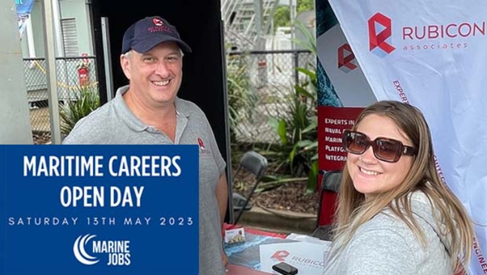 Ben Hemphill, from Rubicon Associates participated in the first-ever Maritime Careers Open Day at the Great Barrier Reef Marine College Cairns on May 13, 2023.